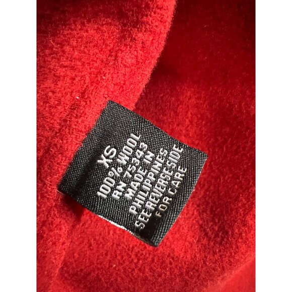 Alexandra Bartlett Red Wool Open Jacket XS - Picture 4 of 6